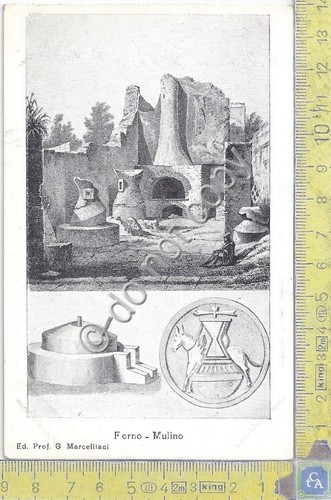 Cartolina postcard forno - postcard,